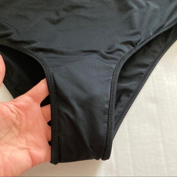 Cupshe Black high waist bikini bottom Plus Sz 2XL - Picture 12 of 16